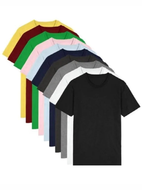 Kit 10 Camisetas Masculinas Basicas Cores Sortidas