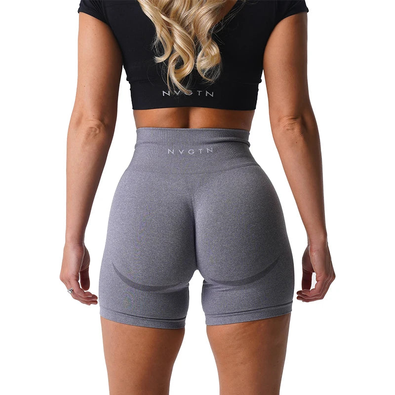 Shorts de treino sem costura para mulheres