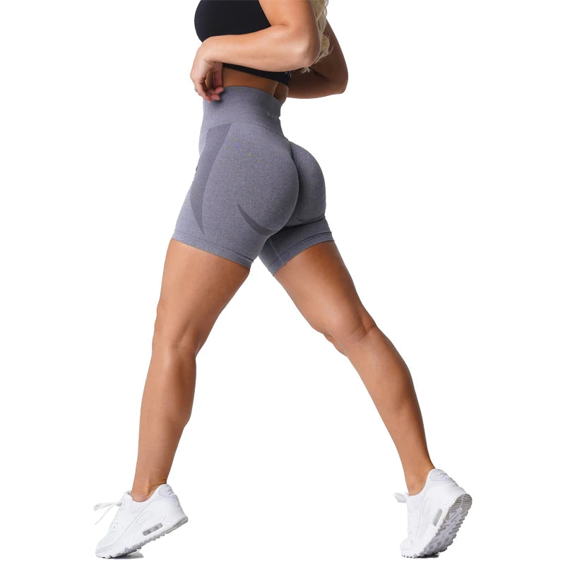 Shorts de treino sem costura para mulheres